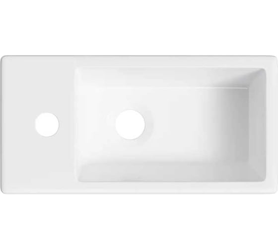 Настенная или накладная раковина Lavinia Boho Bathroom Sink, рукомойник 41х21 см, с отверстием 33311025