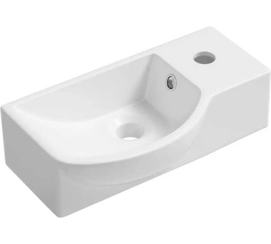 Настенная или накладная раковина Lavinia Boho Bathroom Sink, рукомойник 41х23 см, с отверстием 33311029