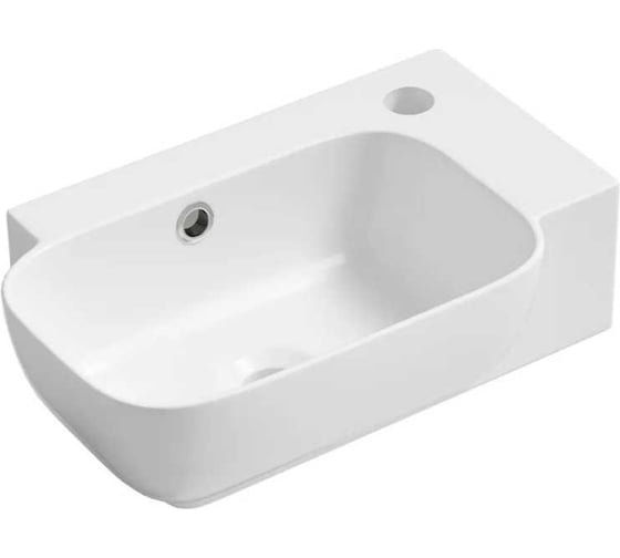 Настенная или накладная раковина Lavinia Boho Bathroom Sink, рукомойник 41х24 см, с отверстием 33311051