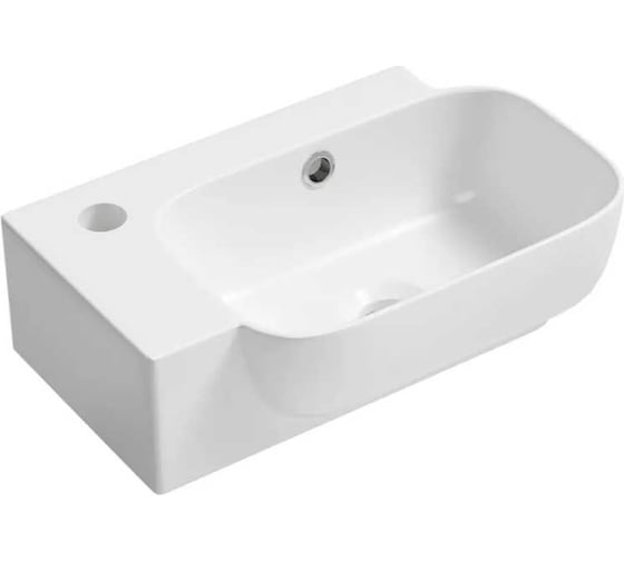 Настенная или накладная раковина Lavinia Boho Bathroom Sink, рукомойник 41х24 см, с отверстием 33311053