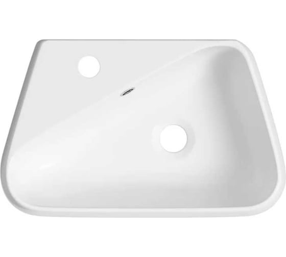 Настенная или накладная раковина Lavinia Boho Bathroom Sink, рукомойник 44х28 см, с отверстием 33311067