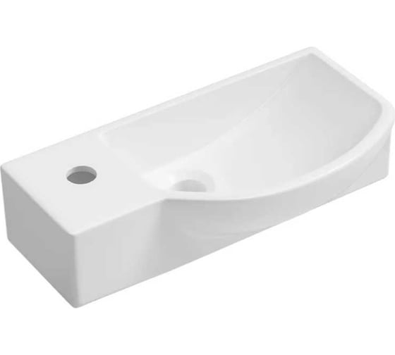 Настенная или накладная раковина Lavinia Boho Bathroom Sink, рукомойник 45х24 см, с отверстием 33311031