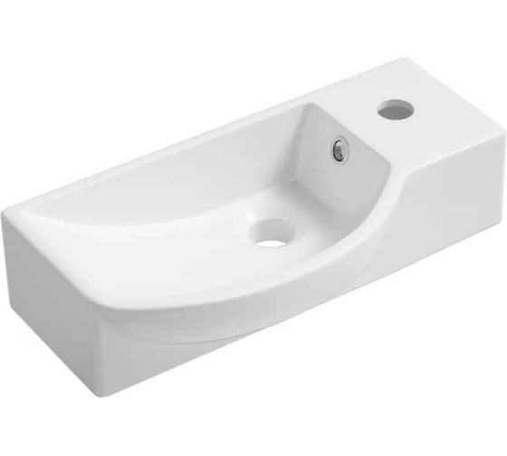 Настенная или накладная раковина Lavinia Boho Bathroom Sink, рукомойник 45х24 см, с отверстием 33311033