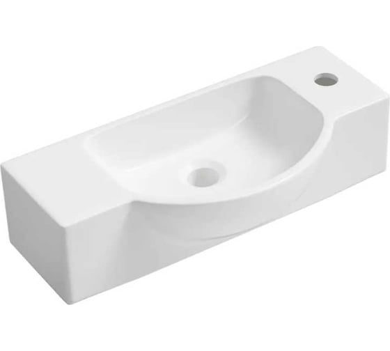 Настенная или накладная раковина Lavinia Boho Bathroom Sink, рукомойник 53х25 см, с отверстием 33311041