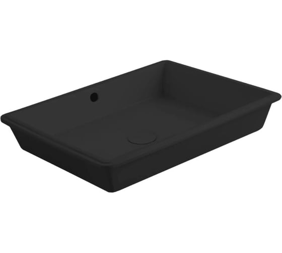 Раковина встр.п/стол. SIMAS черная матовая S 60 nero matt 1