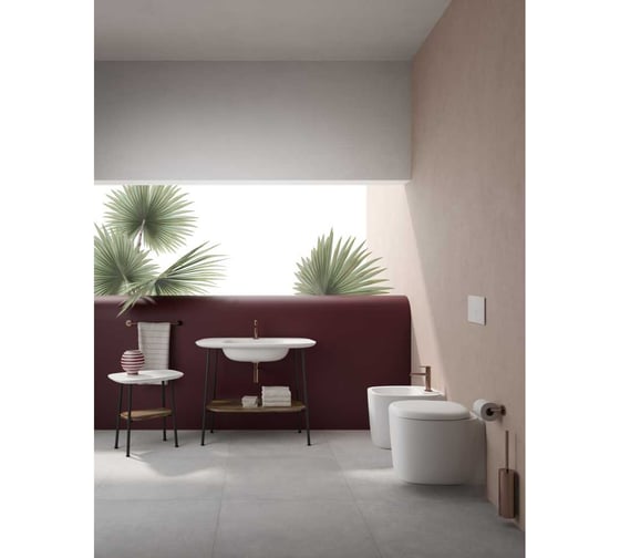 Подвесной безободковый унитаз VITRA Plural Rim-Ex, цвет матовый белый 7830B401-0075