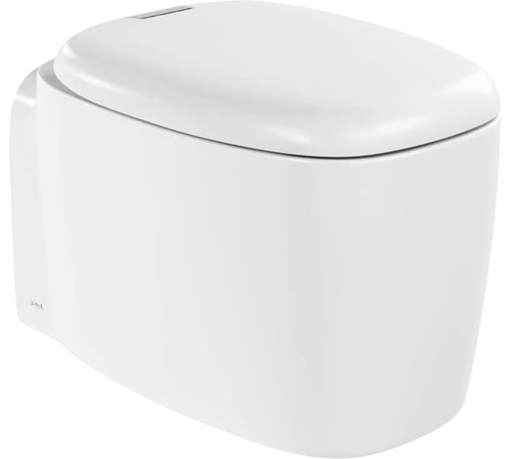 Подвесной безободковый унитаз VITRA Plural Rim-Ex, цвет матовый белый 7830B401-0075