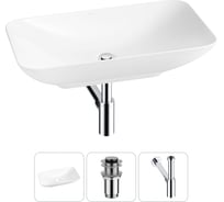 Набор Wellsee 3 в 1 Demure накладная раковина 60x36 см 20214587R