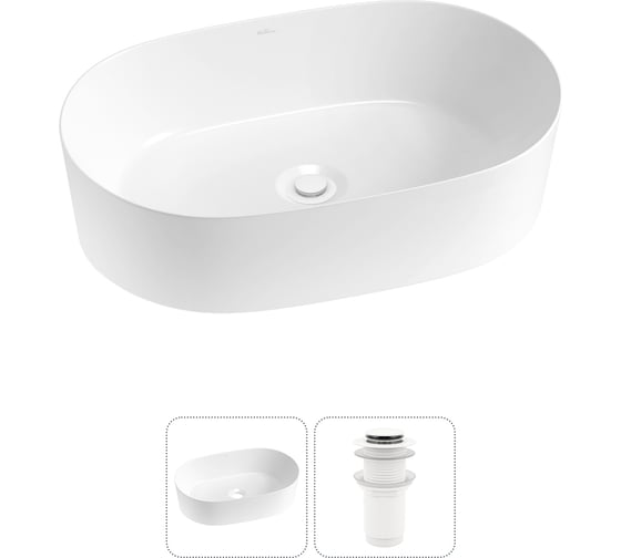 Набор Wellsee 2 в 1 Saint-Germain накладная раковина 56x37 см 20214990R 1