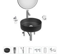 Набор Wellsee 7 в 1 Coax накладная раковина 30x30 см 20218210R