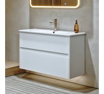 Тумба ALAVANN Wave 105 (ум. Nikson 105), белый ALV1116001