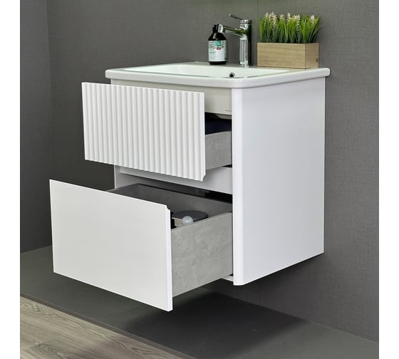 Тумба ALAVANN Wave 60 (ум. Nikson 60), белый ALV1117001