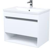 Тумба с умывальником, подвесная IDDIS Zodiac X с нишей, 70 см, белый, подходит умыв. 4077000i28 ZDX70WNi95K