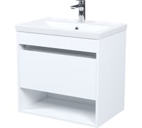 Тумба с умывальником, подвесная IDDIS Zodiac X с нишей, 60 см, белый, подходит умыв. 4076000i28 ZDX60WNi95K