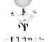Набор Wellsee 7 в 1 Cute Twin R накладная раковина 42x42 см 20218952R 1