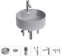 Набор Wellsee 6 в 1 Praxis накладная раковина 46x46 см 20217160R