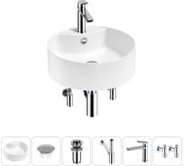 Набор Wellsee 6 в 1 Praxis накладная раковина 46x46 см 20217138R