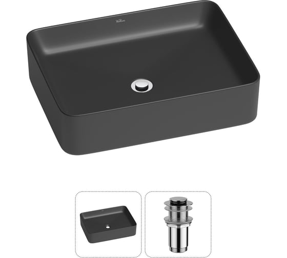 Набор Wellsee 2 в 1 Mint накладная раковина 50x38 см 20212493R 1