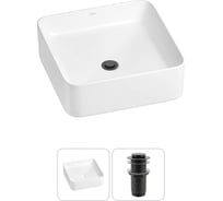 Набор Wellsee 2 в 1 Mint накладная раковина 37x37 см 20212450R