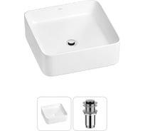 Набор Wellsee 2 в 1 Mint накладная раковина 37x37 см 20212449R