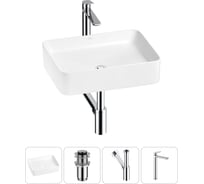 Набор Wellsee 4 в 1 Mint накладная раковина 50x38 см 20212485R