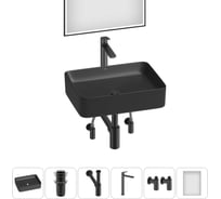 Набор Wellsee 6 в 1 Mint накладная раковина 50x38 см 20218902R