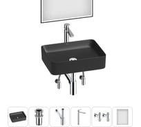 Набор Wellsee 6 в 1 Mint накладная раковина 50x38 см 20218901R