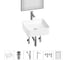 Набор Wellsee 6 в 1 Mint накладная раковина 38x38 см 20218879R 1