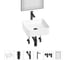 Набор Wellsee 6 в 1 Mint накладная раковина 38x38 см 20218880R 1