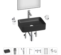 Набор Wellsee 7 в 1 Mint накладная раковина 50x38 см 20218904R