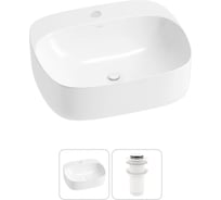 Набор Wellsee 2 в 1 Ideal накладная раковина 50x42 см 20214098R