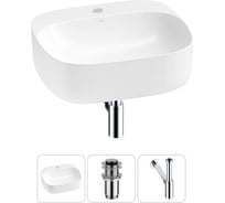 Набор Wellsee 3 в 1 Ideal накладная раковина 50x42 см 20214131R
