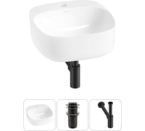 Набор Wellsee 3 в 1 Ideal накладная раковина 42x42 см 20214084R