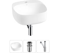 Набор Wellsee 3 в 1 Ideal накладная раковина 42x42 см 20214115R