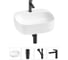 Набор Wellsee 4 в 1 Ideal накладная раковина 50x42 см 20214136R 1