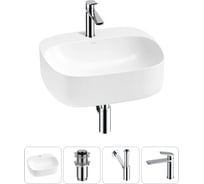 Набор Wellsee 4 в 1 Ideal накладная раковина 50x42 см 20214135R