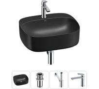 Набор Wellsee 4 в 1 Ideal накладная раковина 50x42 см 20214161R