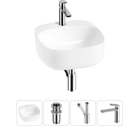 Набор Wellsee 4 в 1 Ideal накладная раковина 42x42 см 20214087R