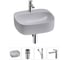Набор Wellsee 4 в 1 Ideal накладная раковина 50x42 см 20214173R 1