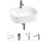 Набор Wellsee 4 в 1 Ideal накладная раковина 50x42 см 20214103R 1