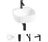 Набор Wellsee 4 в 1 Ideal накладная раковина 42x42 см 20214088R 1