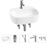 Набор Wellsee 5 в 1 Ideal накладная раковина 50x42 см 20214107R