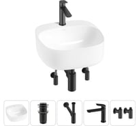 Набор Wellsee 5 в 1 Ideal накладная раковина 42x42 см 20214092R