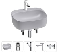 Набор Wellsee 5 в 1 Ideal накладная раковина 50x42 см 20214174R