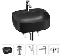 Набор Wellsee 5 в 1 Ideal накладная раковина 50x42 см 20214164R