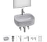 Набор Wellsee 6 в 1 Ideal накладная раковина 50x42 см 20218721R 1