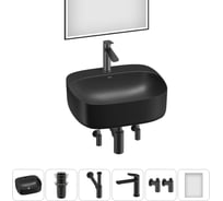 Набор Wellsee 6 в 1 Ideal накладная раковина 50x42 см 20218716R