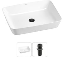 Набор Wellsee 2 в 1 Cromulent накладная раковина 56x40 см 20213563R