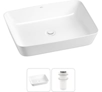 Набор Wellsee 2 в 1 Cromulent накладная раковина 56x40 см 20213565R