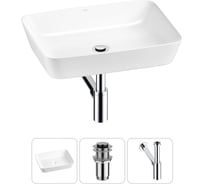 Набор Wellsee 3 в 1 Cromulent накладная раковина 56x40 см 20213566R